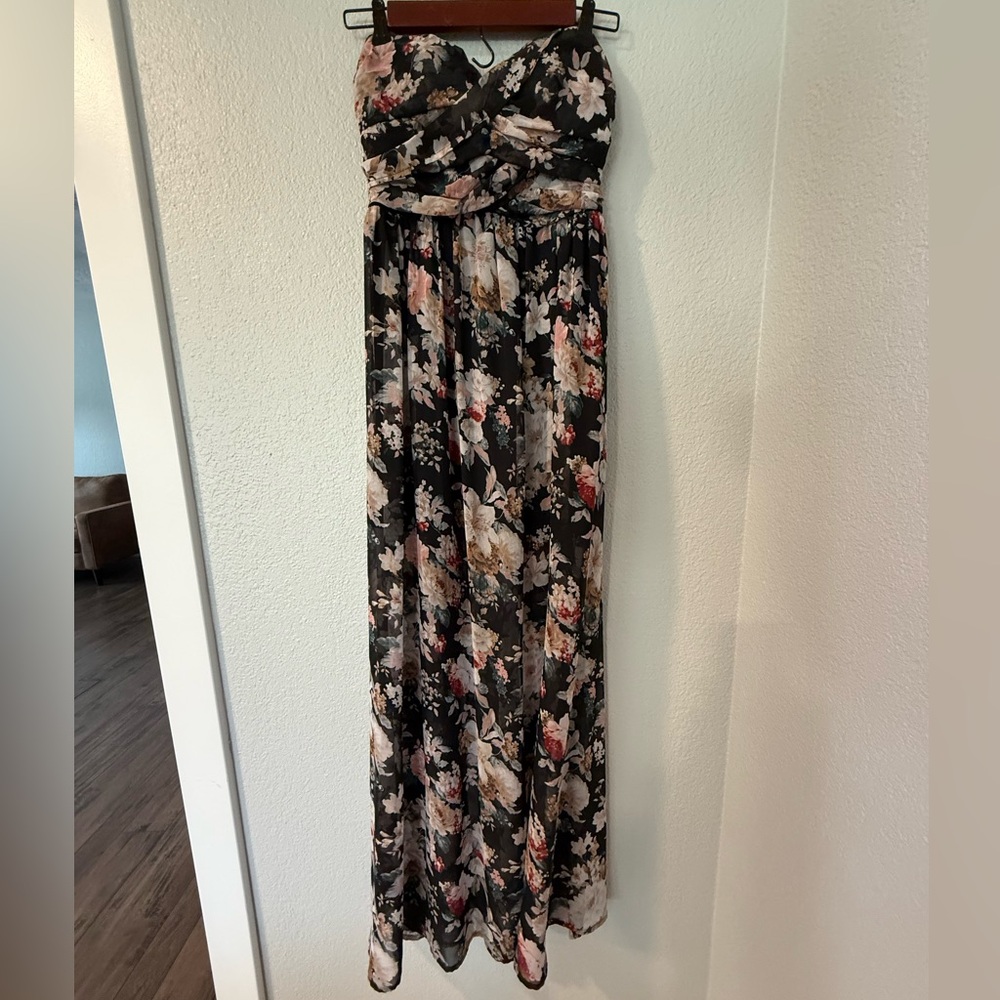 Windsor Floral Strapless Maxi Dress